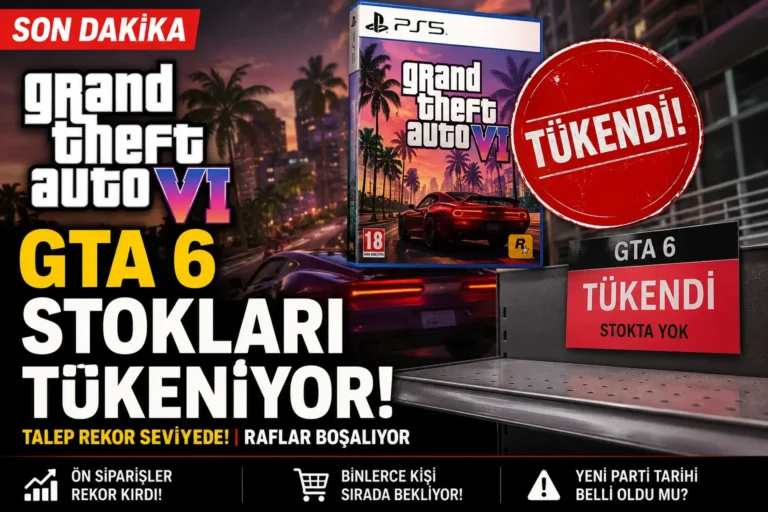 GTA6 Ps5 Stokları Tükeniyor!