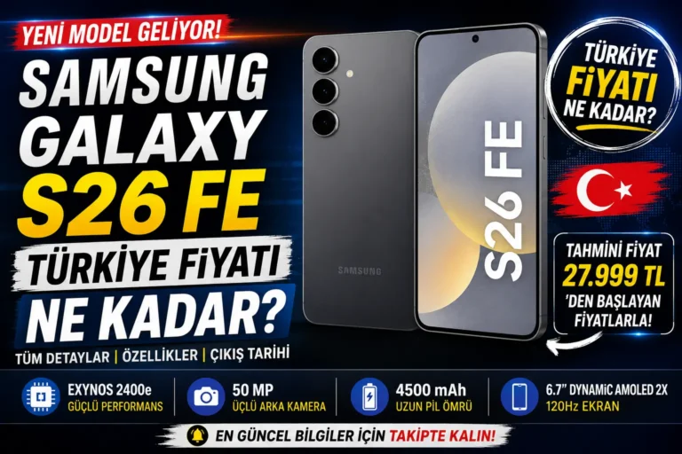 Samsung Galaxy S26 FE Türkiye Fiyatı Ne Kadar Olabilir?