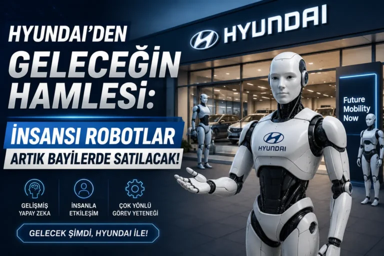 Hyundai’den Geleceğin Hamlesi: İnsansı Robotlar Artık Bayilerde Satılacak!