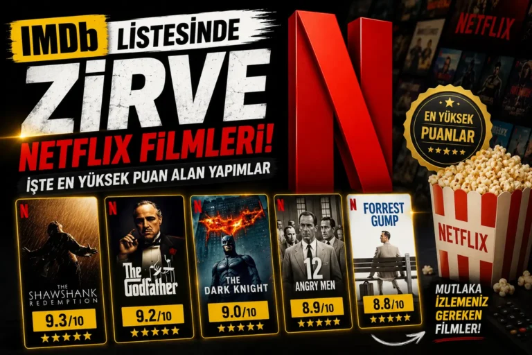 IMDb Listesinde Zirve Netflix Filmleri: İşte En Yüksek Puan Alan Yapımlar
