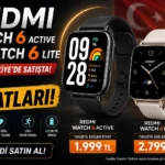 Redmi Watch 6 Active ve Watch 6 Lite Türkiye’de Satışta: İşte Fiyatları